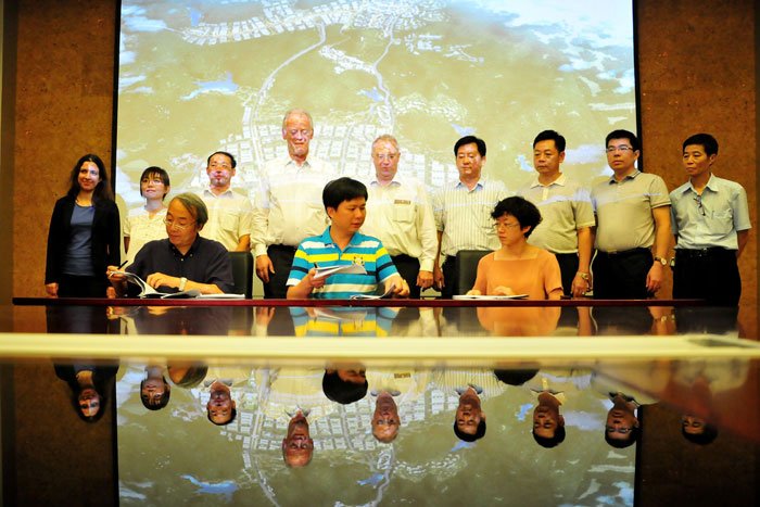 聯(lián)合會簽約IWAR研究所 合作共建污水處理系統(tǒng)